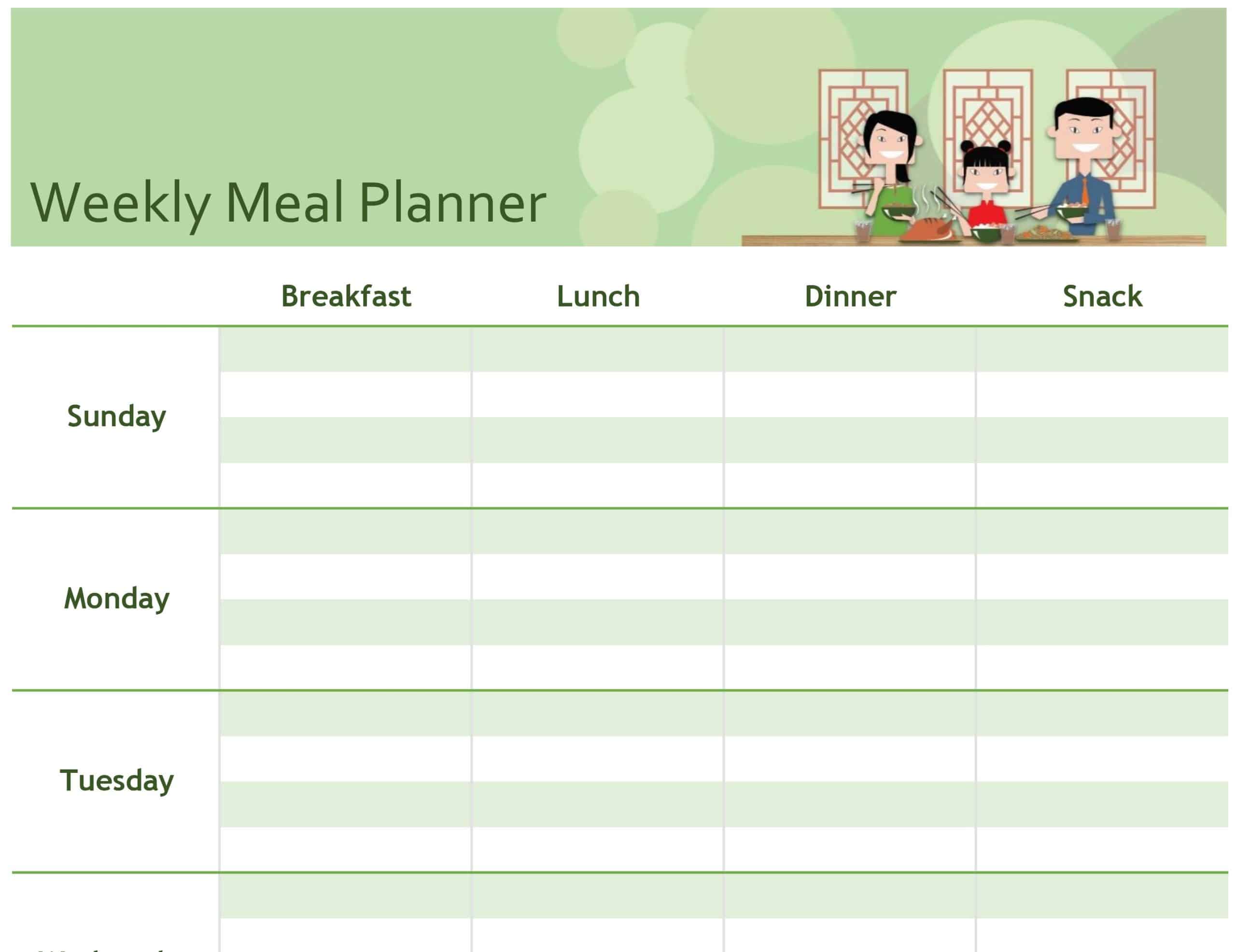 Studio Family Menu Planning- Ann Arbor Apartments managed by CMB